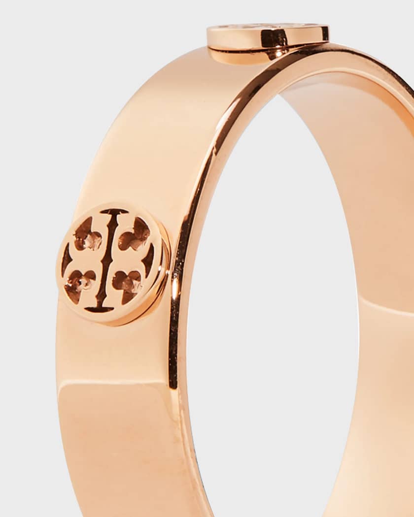 Tory burch shop logo stud ring