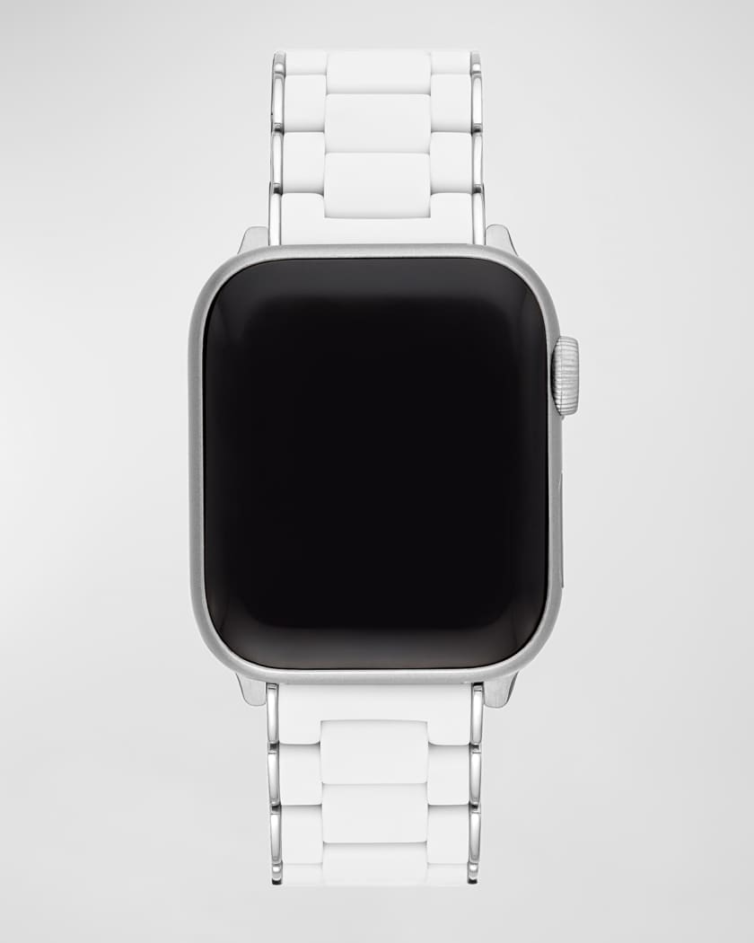 Michele Silicone-Wrapped Bracelet Watchband for Apple Watch Black
