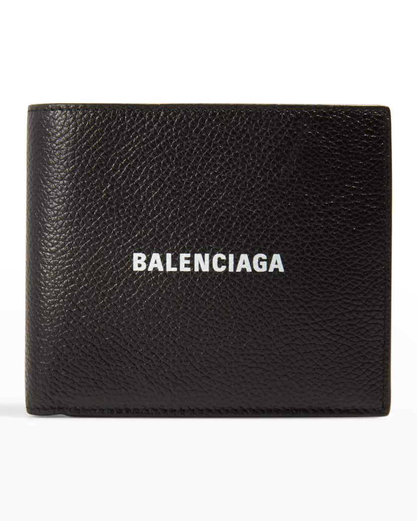 Balenciaga Men's Bifold Leather Wallet | Neiman Marcus