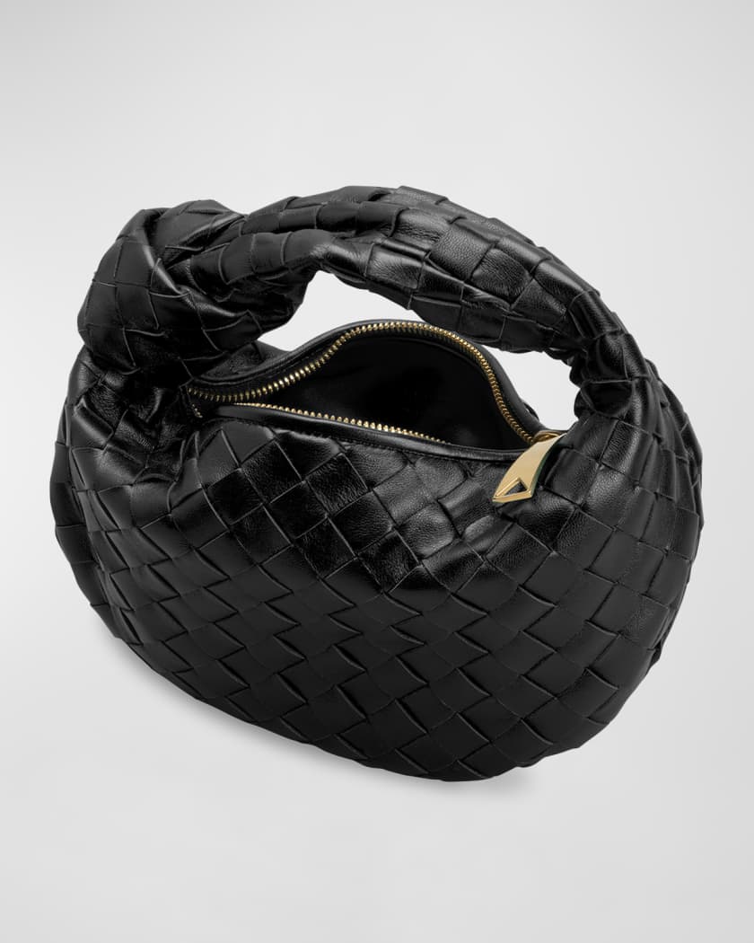 Bottega Veneta Jodie Mini Intrecciato Knot Hobo Bag | Neiman Marcus