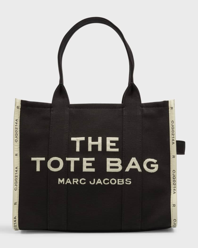 Marc Jacobs Black Mini The Jacquard Tote Bag