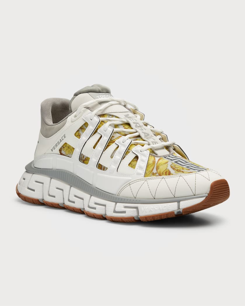 Versace Men's Chain Reaction Chunky Sneakers