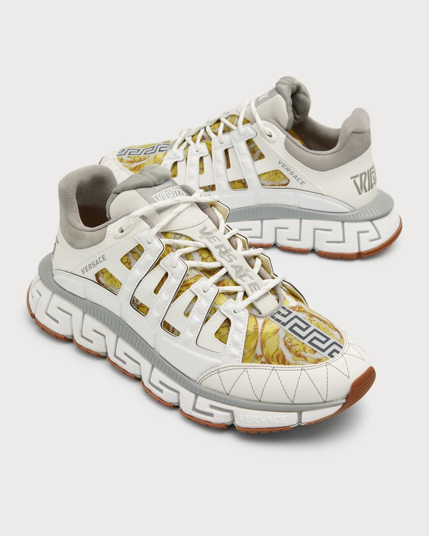 Versace Men's Chain-Reaction Sneakers - Bergdorf Goodman