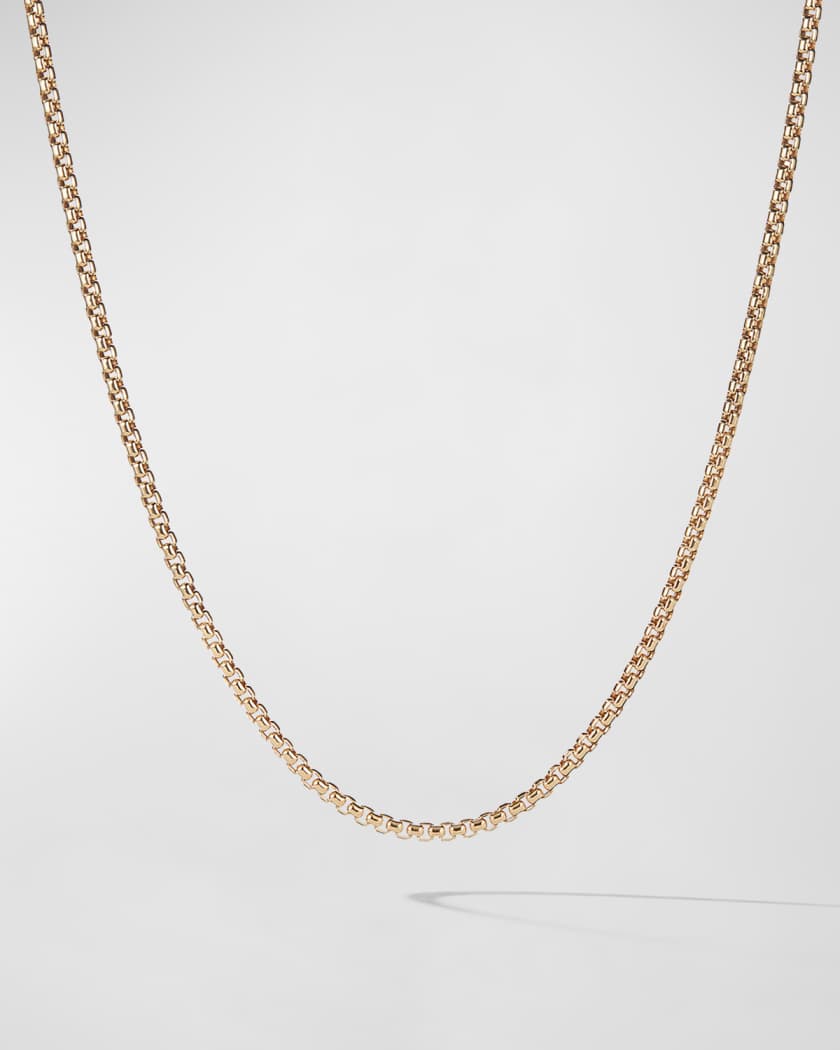 David Yurman Box Chain Necklace 2.7mm