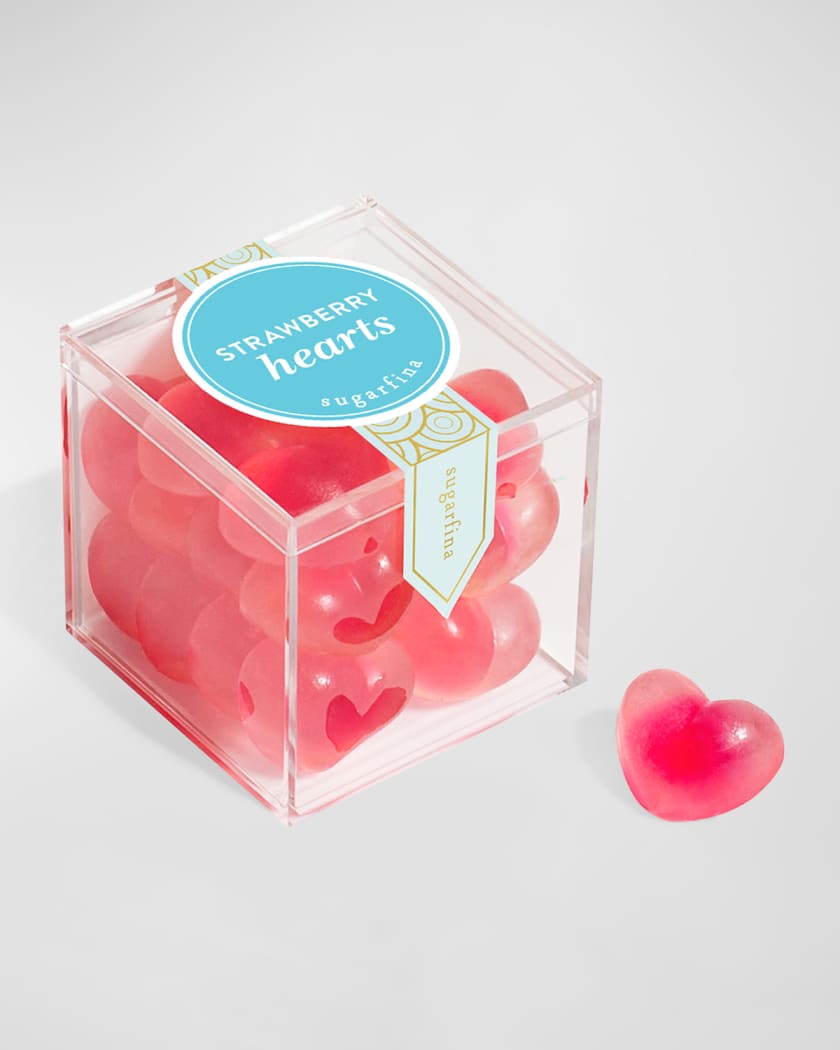 Sugarfina Strawberry Hearts – Small Cube 4pc Kit | Neiman Marcus