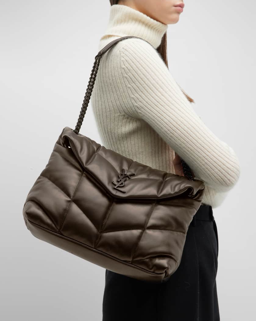 Saint Laurent loulou puffer medium quilted leather shoulder bag