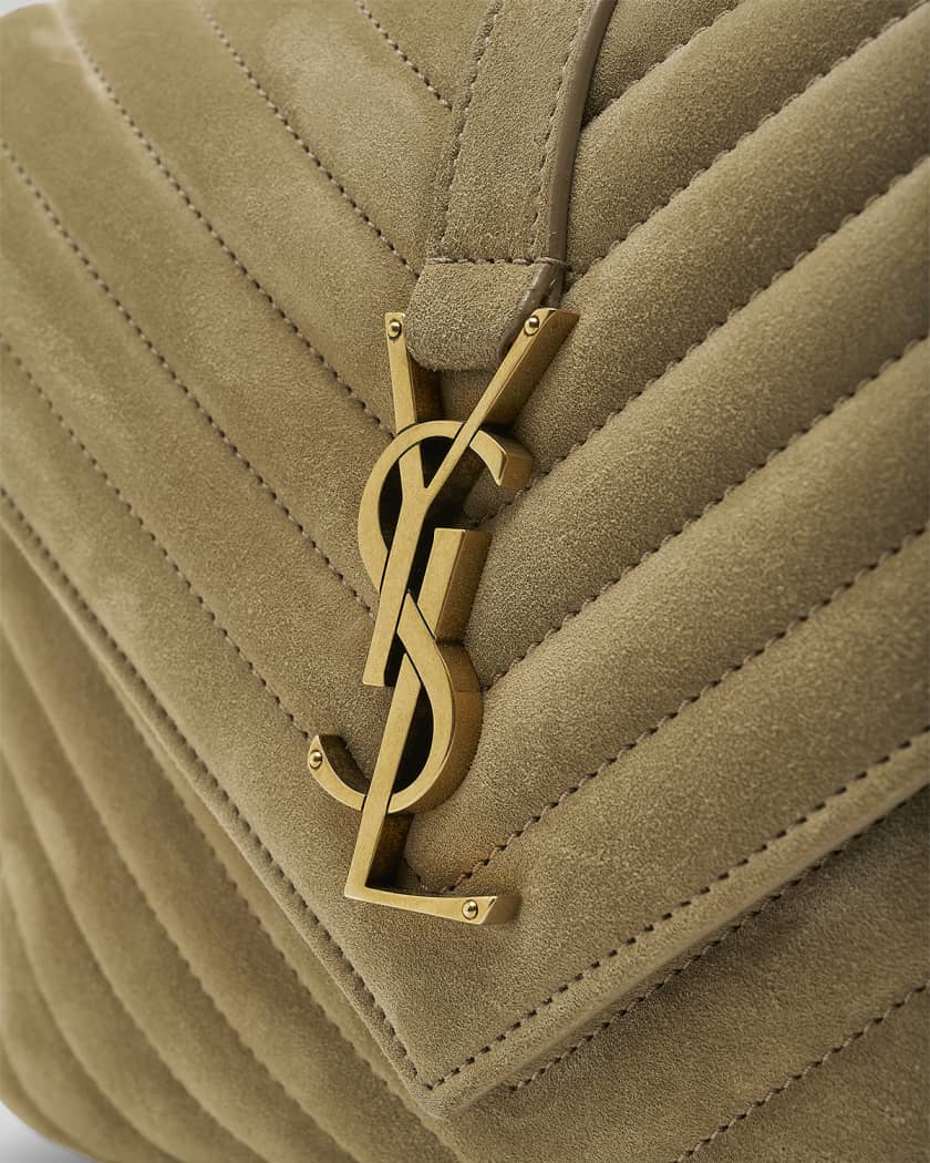 Ysl book bag in leather and suede best sale