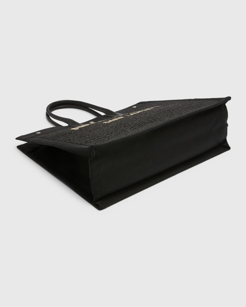 Saint Laurent Rive Gauche Straw Tote Bag - Farfetch