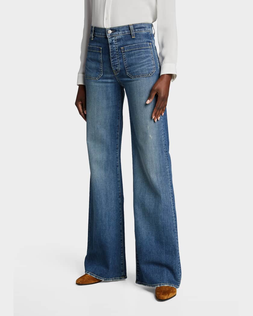 【Nili Lotan】 Florence high-riseフレアジーンズ FLORENCE JEAN | Women's High Rise Stretch Flare Jean | Nili