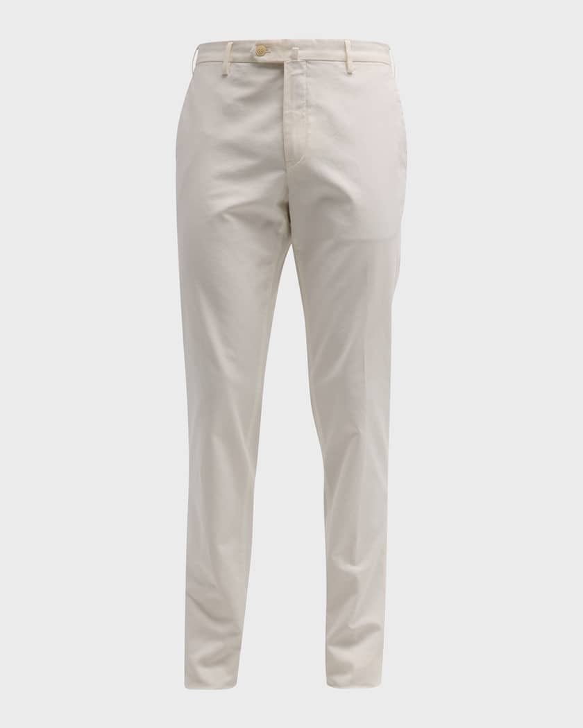 Loro Piana Men's Slim Sport Cotton Dyed Trousers | Neiman Marcus