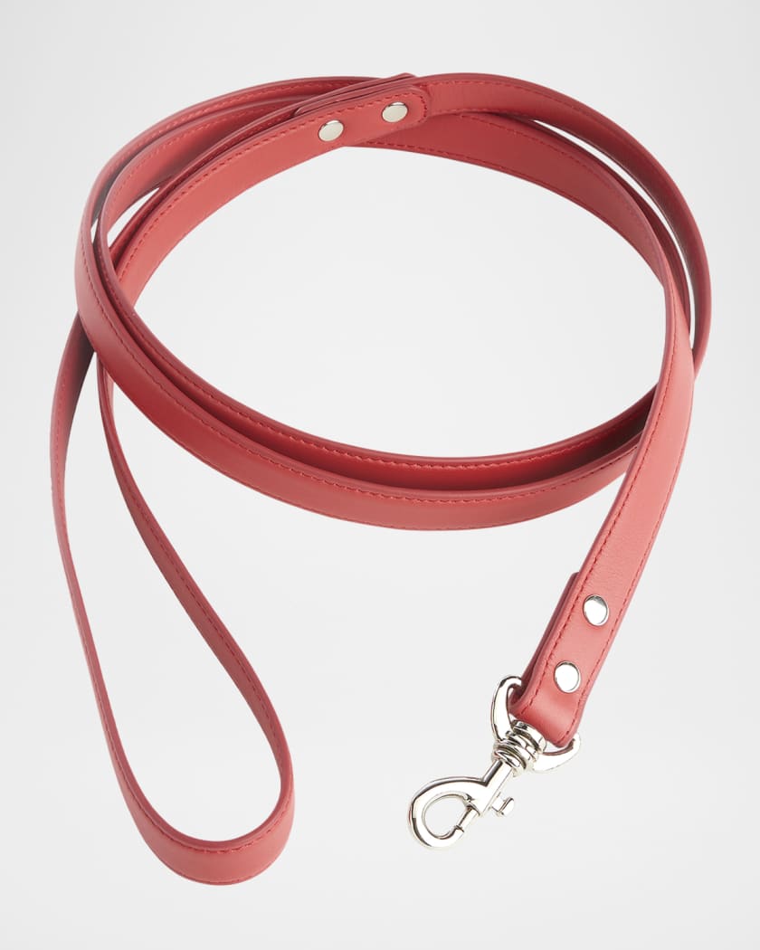 Personalized Leather 6-Foot Dog Leash