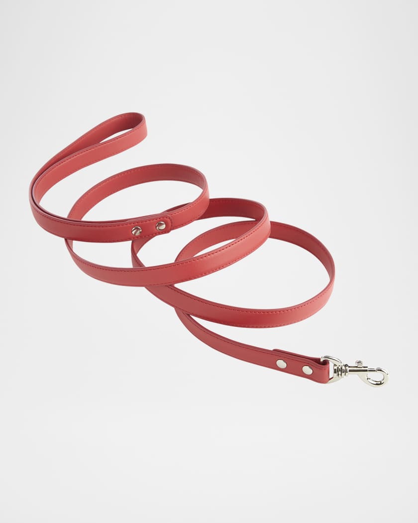 Personalized Leather 6-Foot Dog Leash