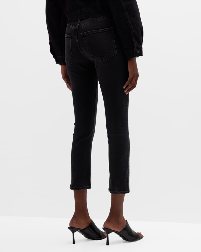 Riley High-Rise Straight-Leg Jeans