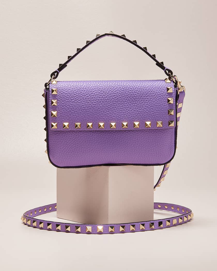 Valentino Garavani Small Top Rockstud Handle Bag