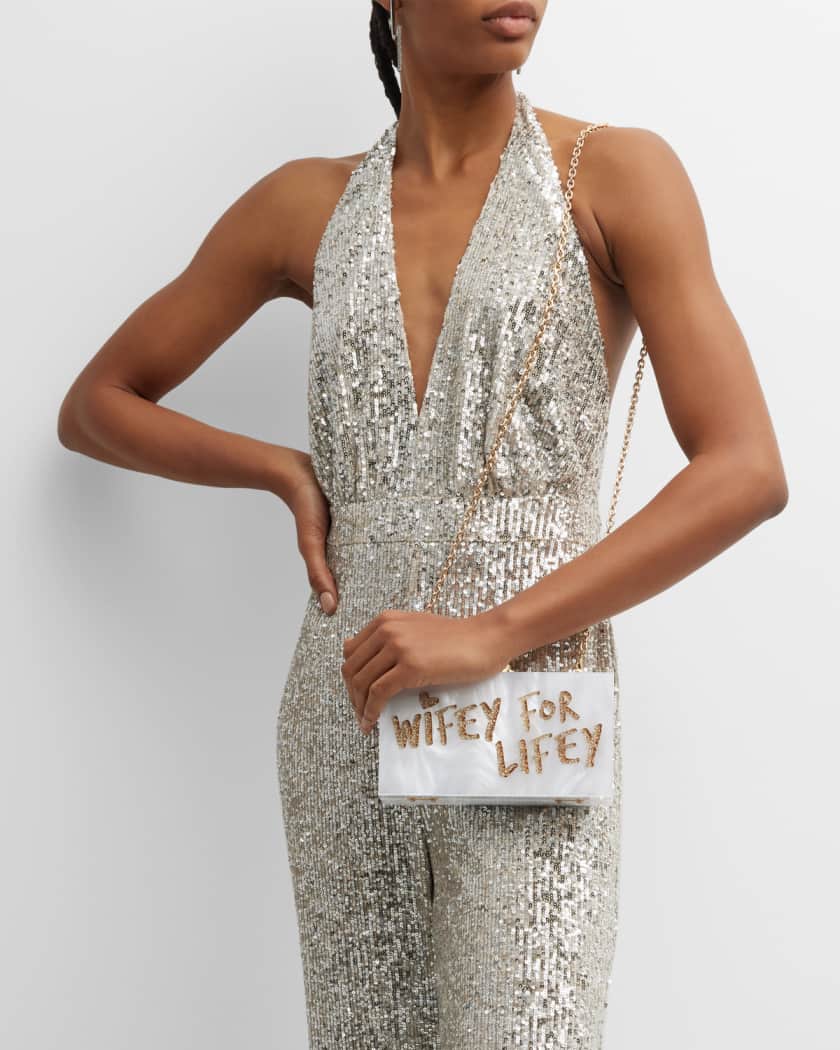 Wifey for lifey clutch bag shop