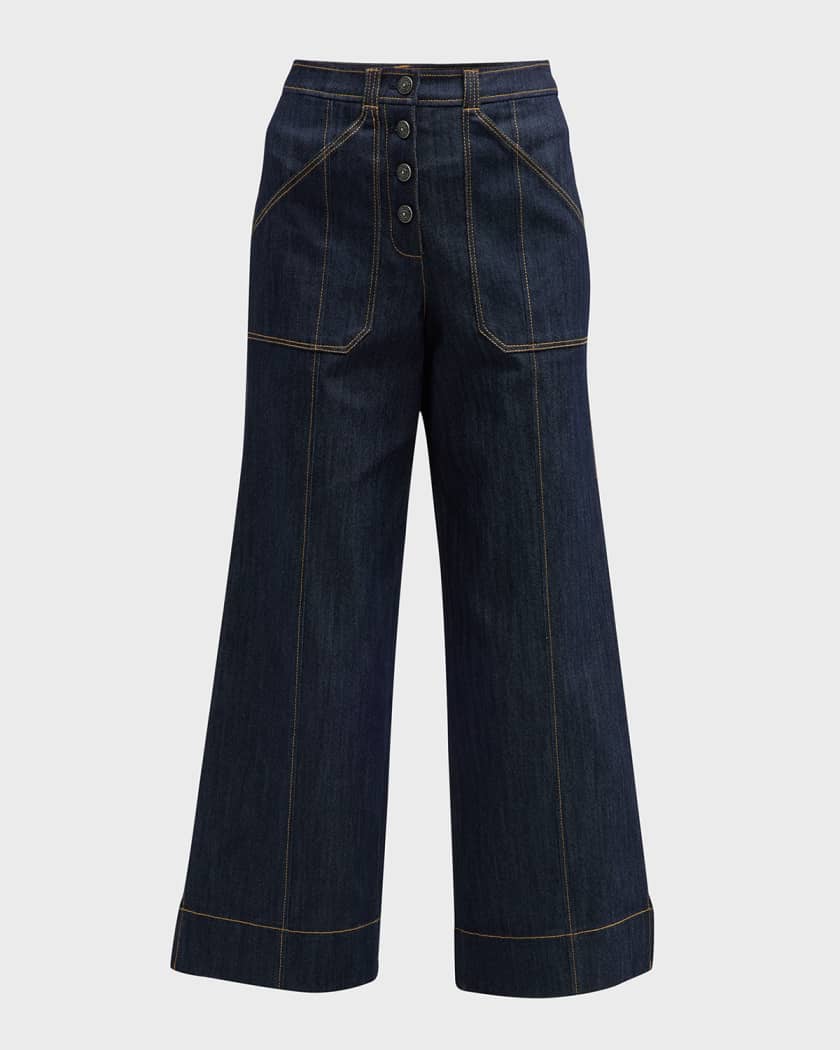 Benji Wide-Leg Denim Pants