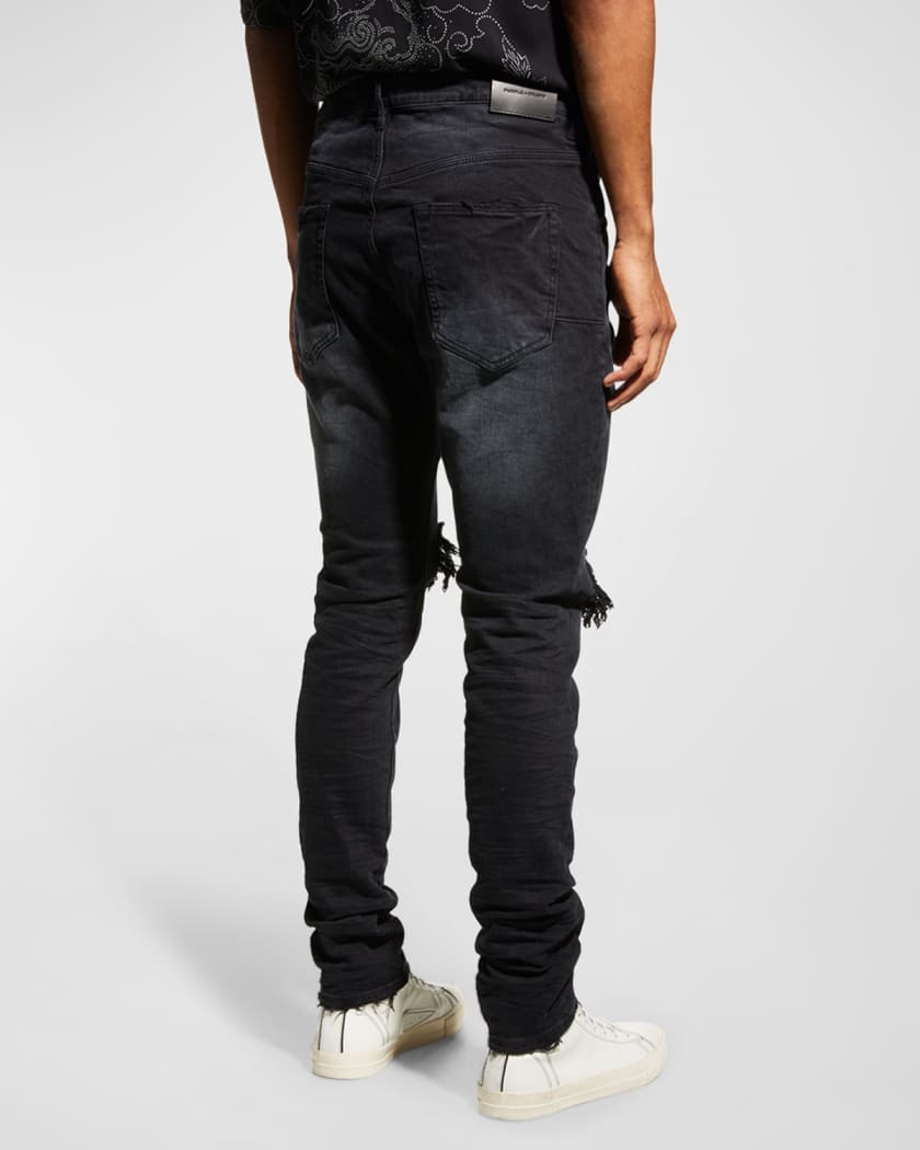 Men's Whiskered Blowout Skinny Jeans