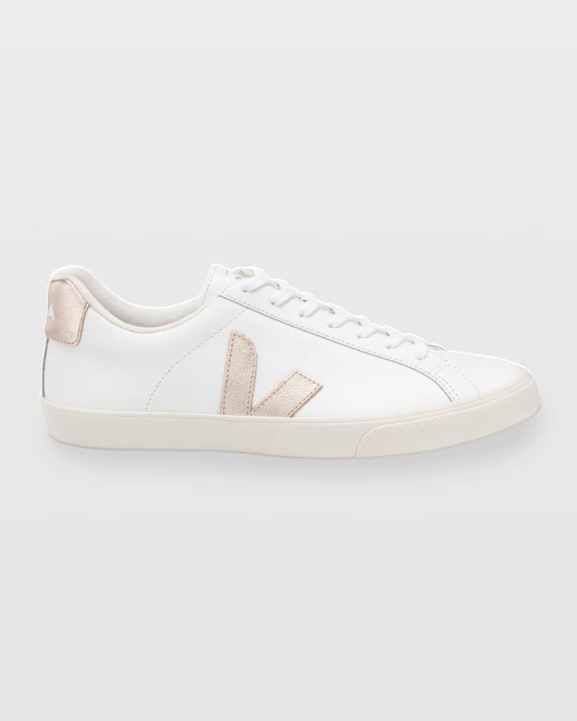 VEJA Esplar Bicolor Leather Low-Top Sneakers | Neiman Marcus