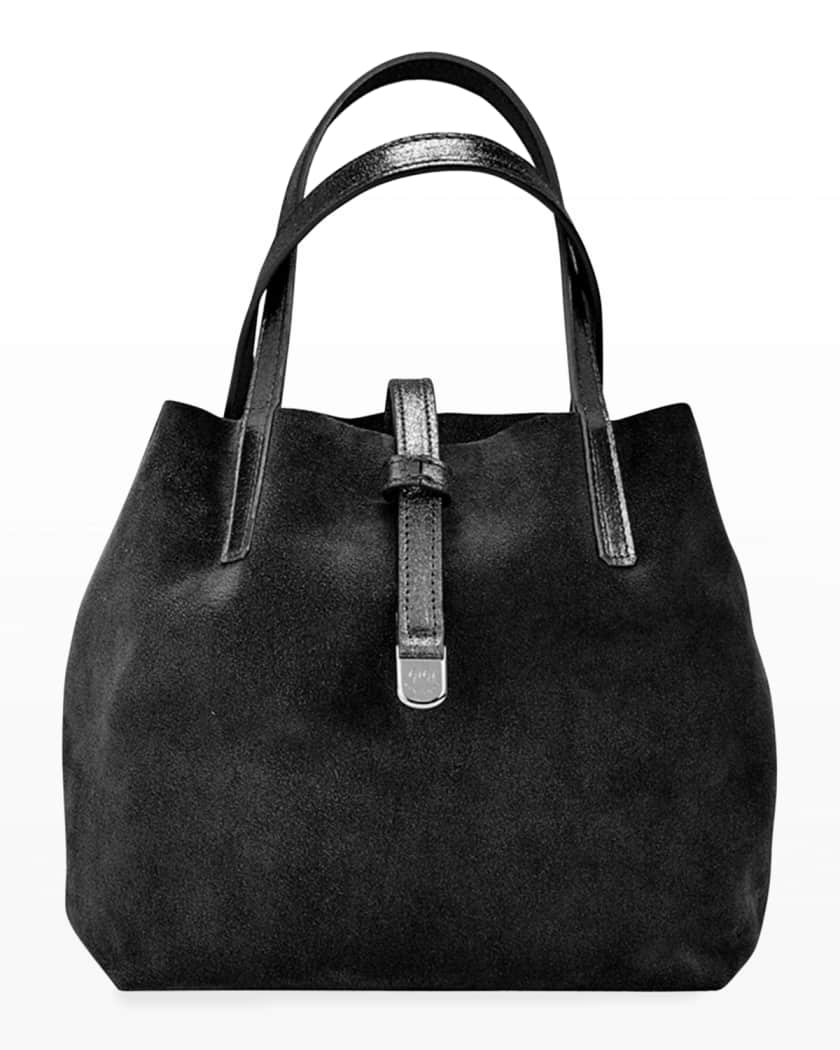 Gigi New York Luna Mini Reversible Tote Bag Black