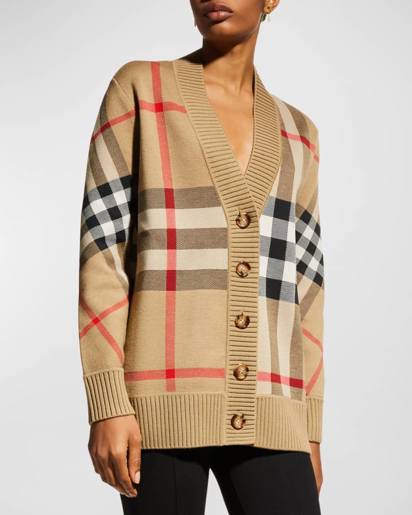 Monogrammed Sweaters Women, Designer Jacquard Sweater