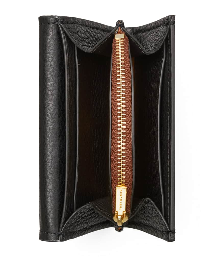 Tory Burch Miller Leather Mini Wallet | Neiman Marcus