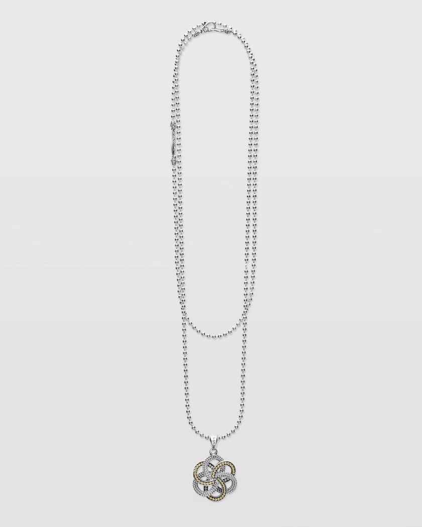 Lagos love knot necklace outlet