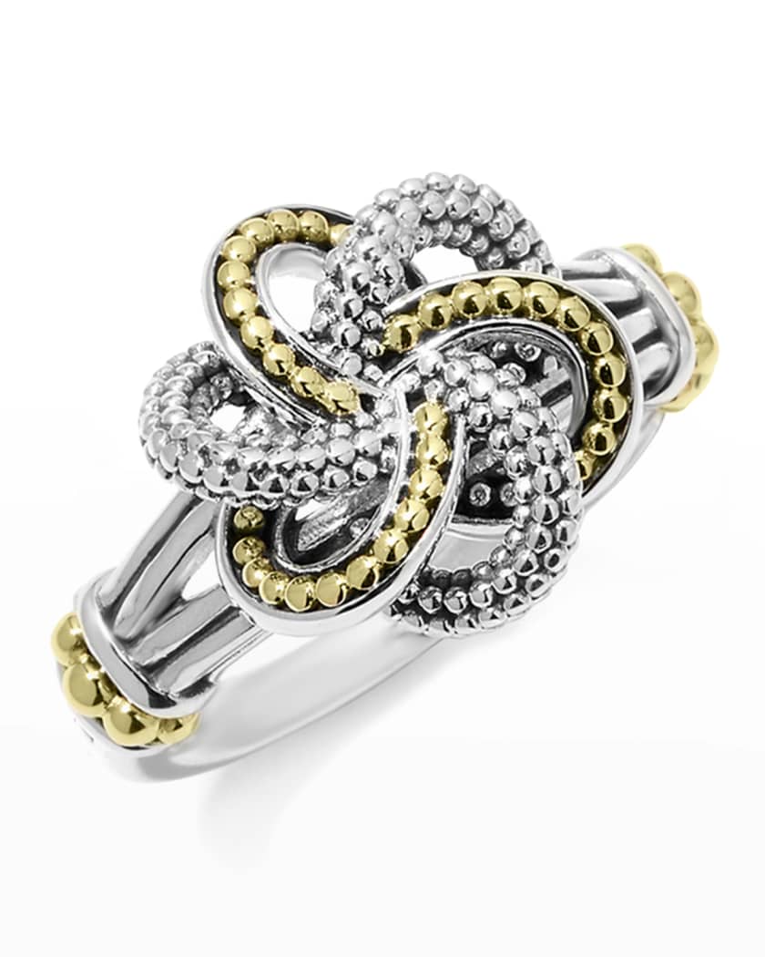 LAGOS Love Knot Two Tone Ring Neiman Marcus