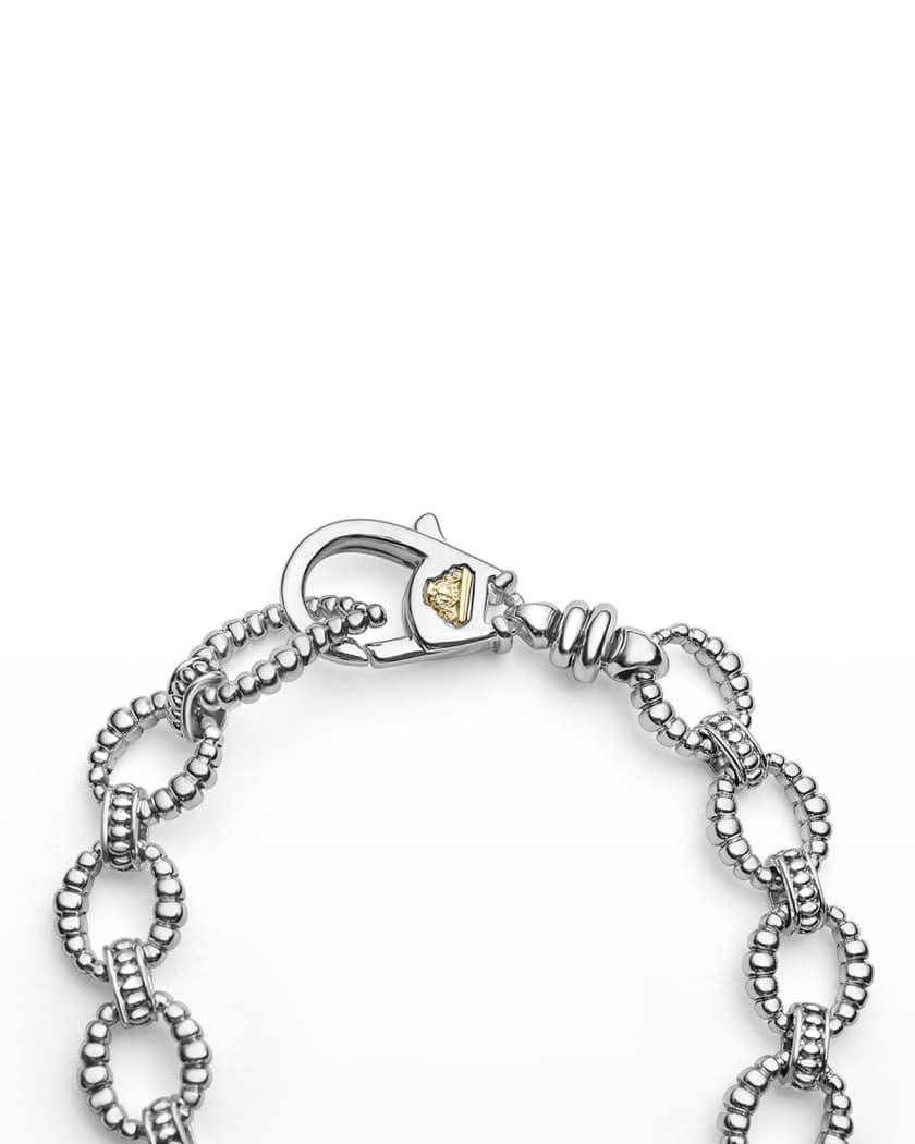 LAGOS Love Knot Two Tone 1 Station Bracelet Neiman Marcus