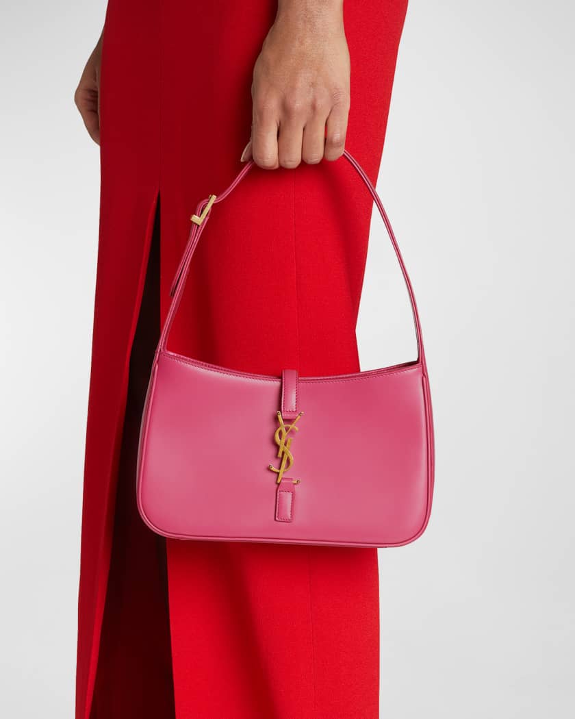 Saint Laurent Le 5 A 7 Leather Hobo Shoulder Bag | Neiman Marcus