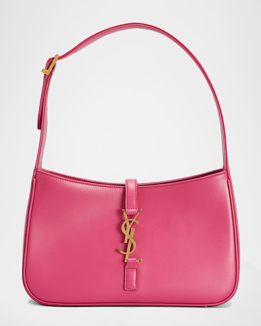 Saint Laurent Le 5 A 7 Leather Hobo Shoulder Bag | Neiman Marcus