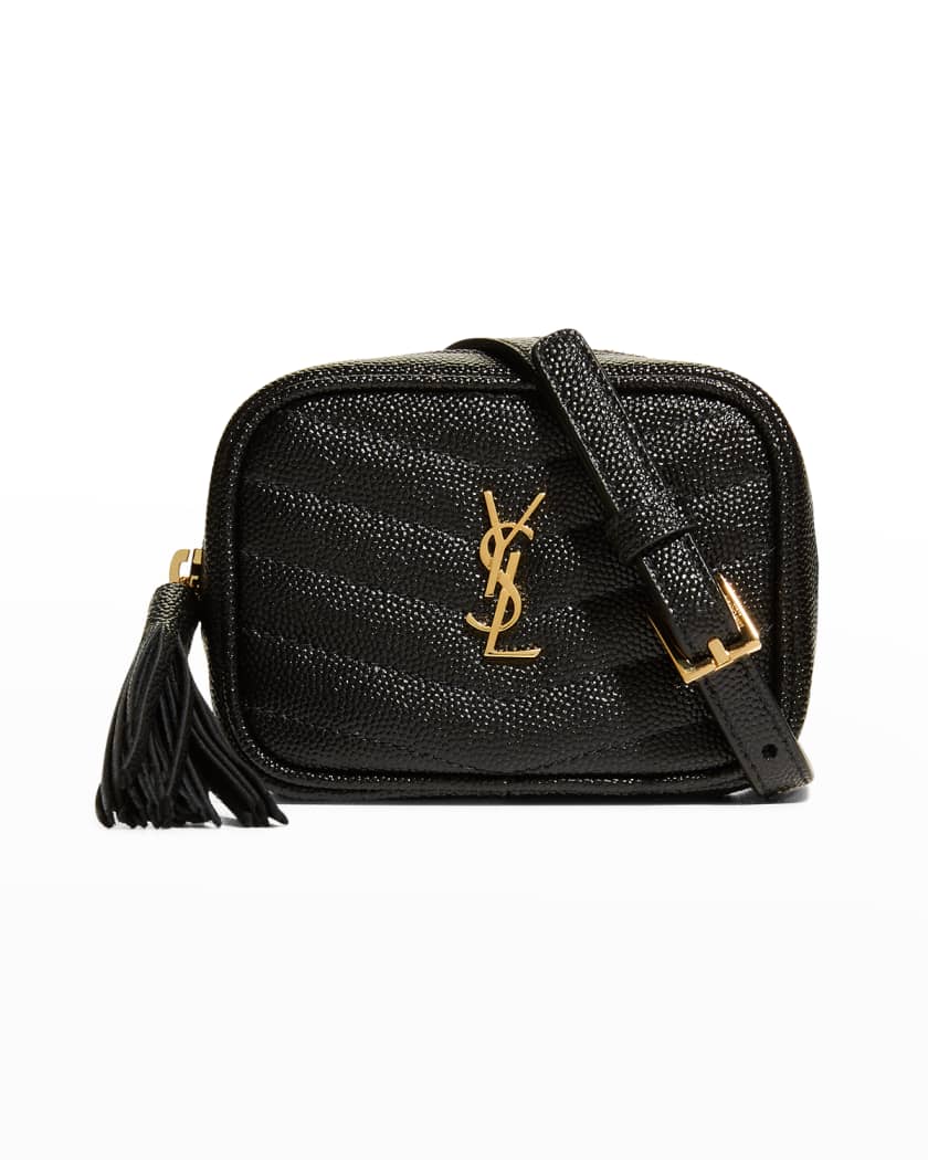 Saint Laurent Lou Baby Ysl Quilted Grain De Poudre Belt Bag Neiman Marcus