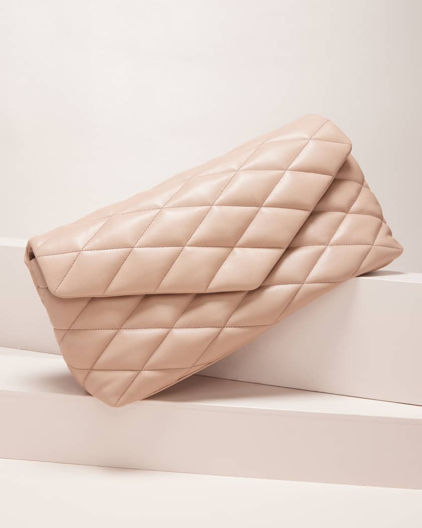 Saint Laurent - Envelope Handbag Nude