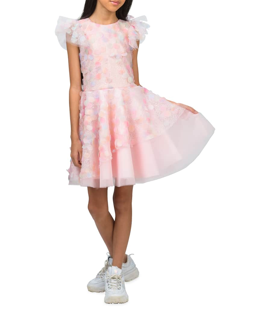 Circular Ruffle Dress
