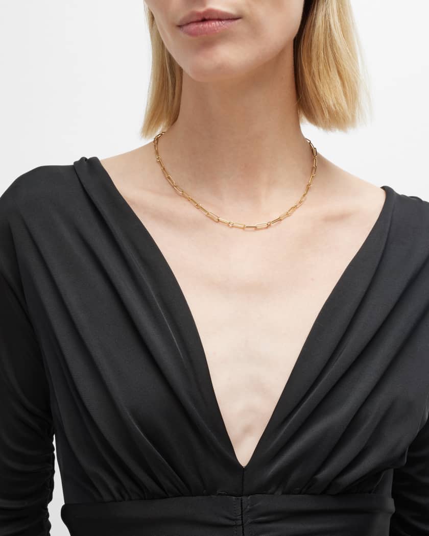 Roberto coin paper shop clip necklace