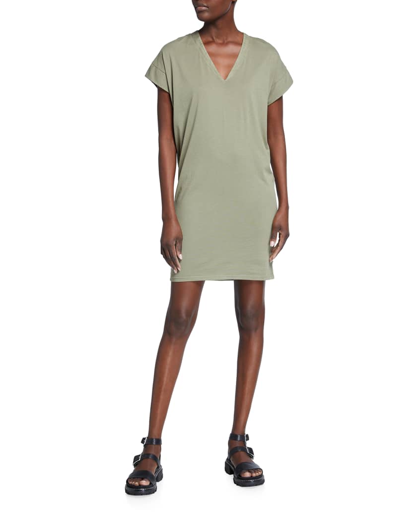 FRAME Le V Mini Dress | Neiman Marcus