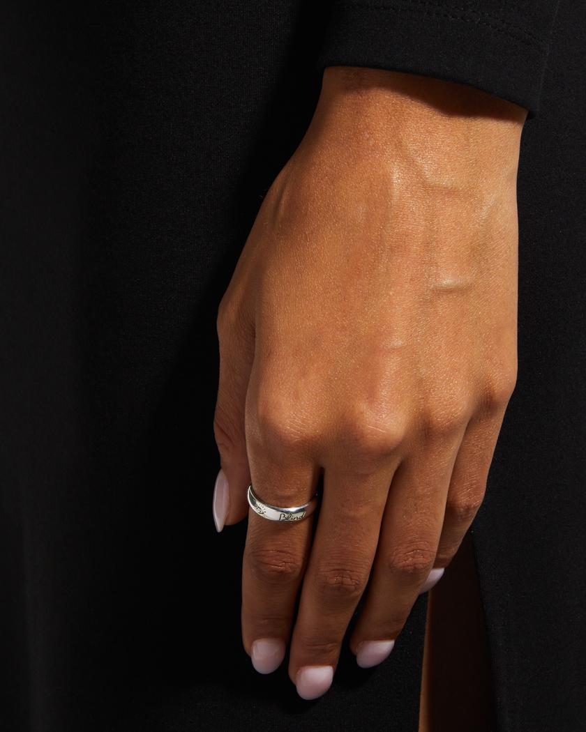 Gucci Blind for Love 5mm Sterling Silver Band Ring | Neiman Marcus