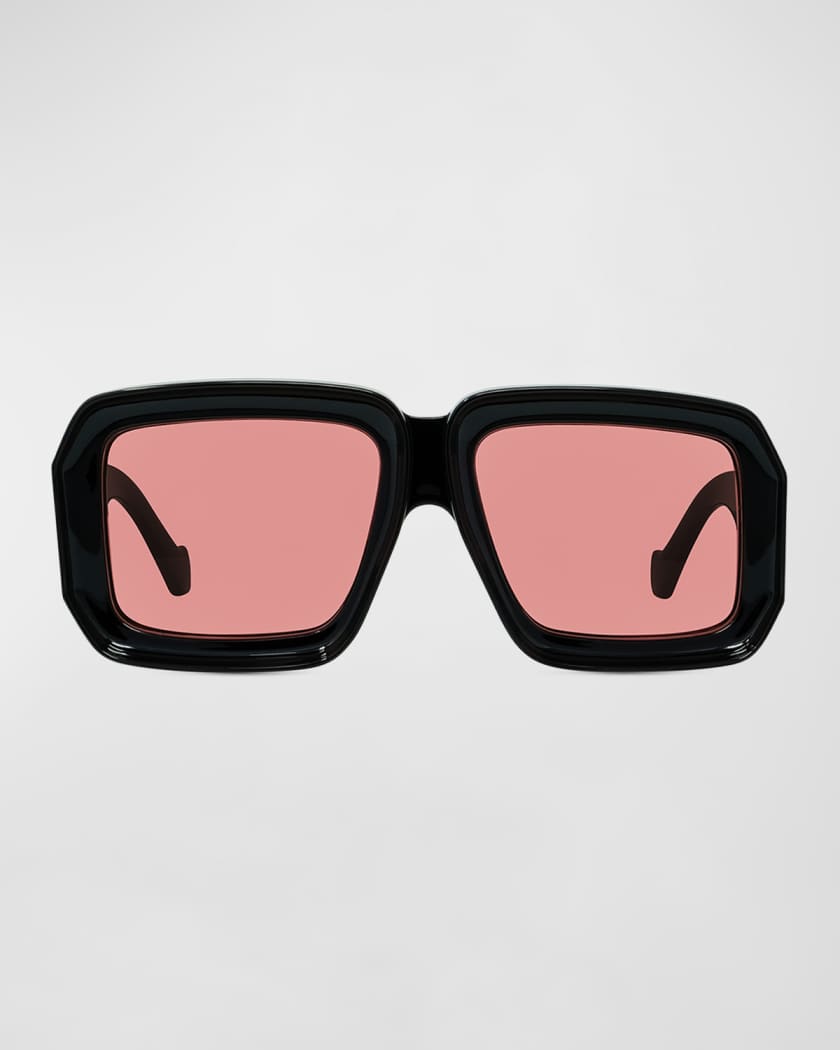 Loewe Oversized Square Monochromatic Sunglasses | Neiman Marcus