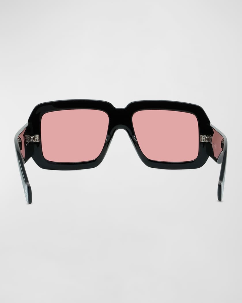LOEWE スクエアフレムサンクラス LW40113U 50A Loewe - LOEWE×Paula's Ibiza 56MM スクエアサングラス を