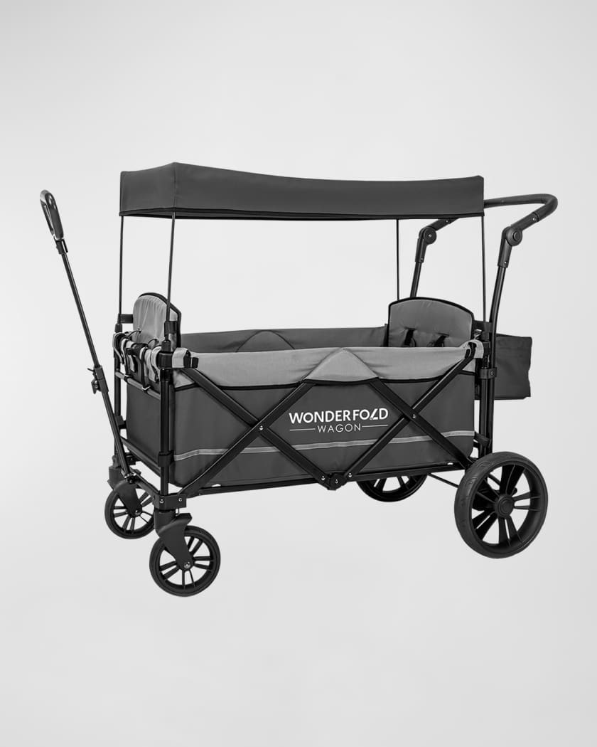 WONDERFOLD Wagon X2 Push Pull Double Stroller Wagon Neiman Marcus