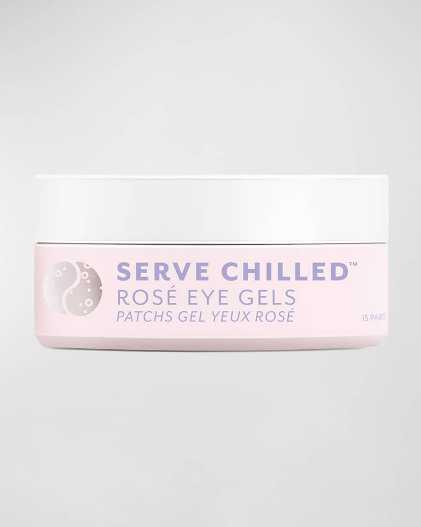Served Chilled Rose Eye Gels, 15 Pairs