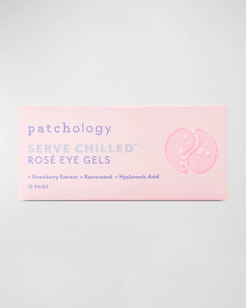 Served Chilled Rose Eye Gels, 15 Pairs