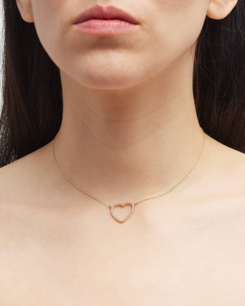 Jennifer meyer open heart necklace discount