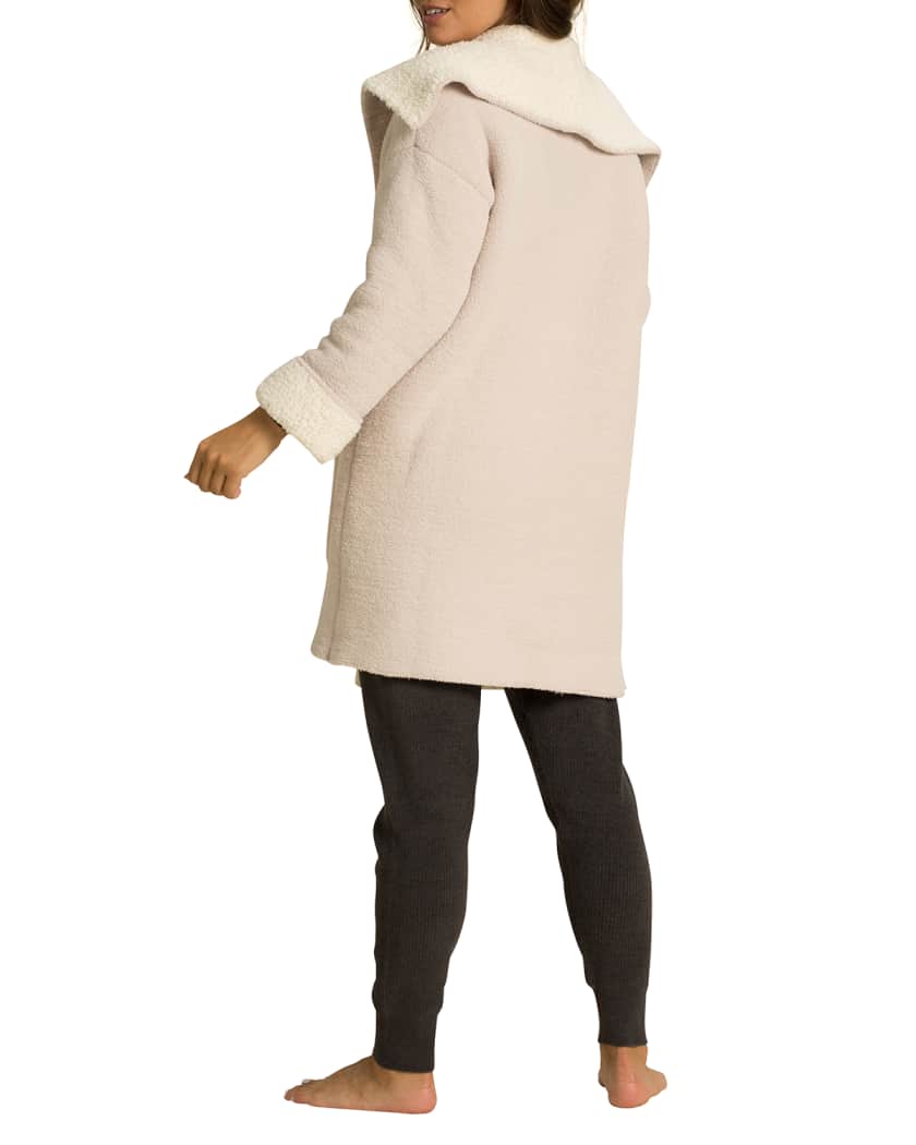 Barefoot Dreams Cozychic Faux Shearling Drape Car Coat Neiman Marcus