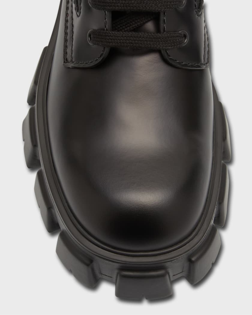 Tall prada combat boots on sale