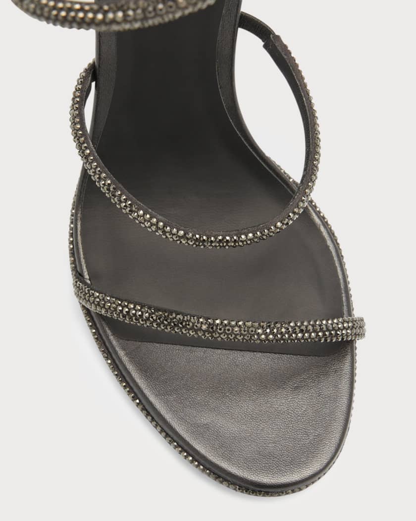 Cleo Snake Strass Stiletto Sandals
