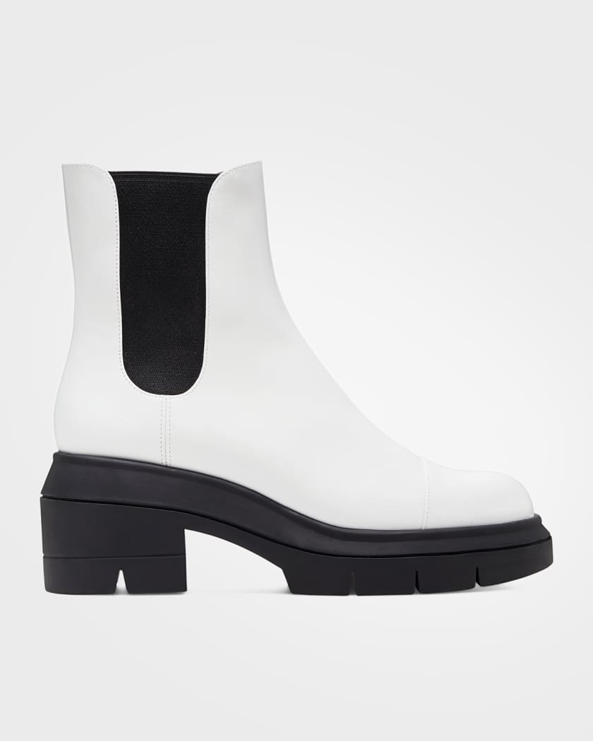 White stuart weitzman boots hot sale