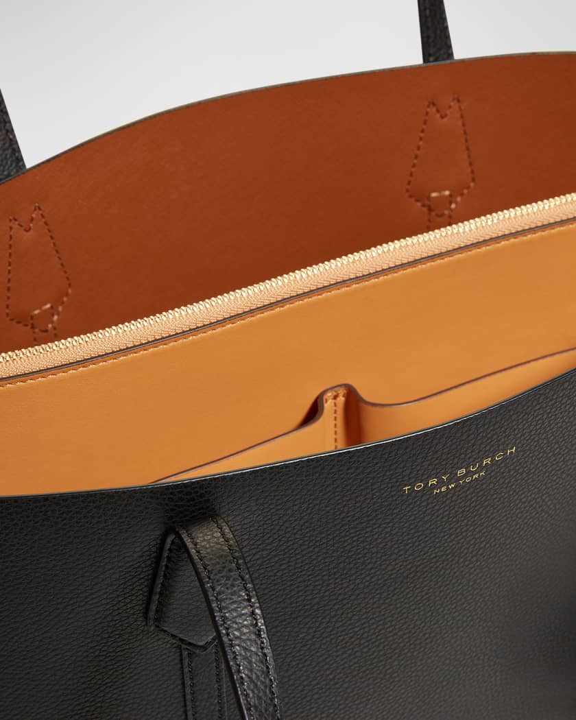 Perry Leather Shopper Tote Bag