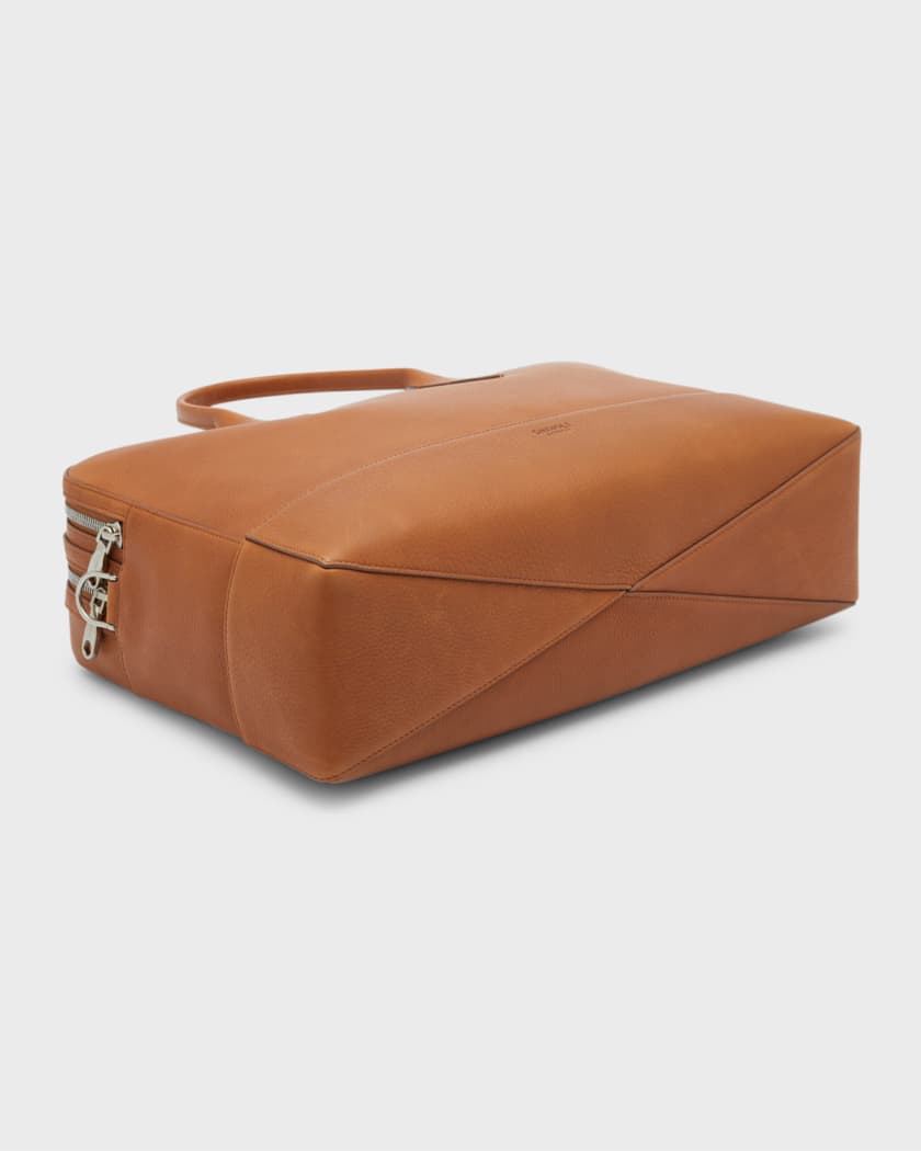 Shinola Canfield Classic Leather Duffle Bag Tan