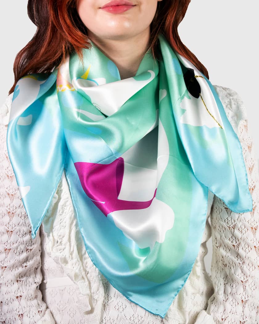 Accessorized Dogs Silk Scarf