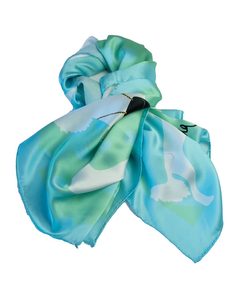 Accessorized Dogs Silk Scarf